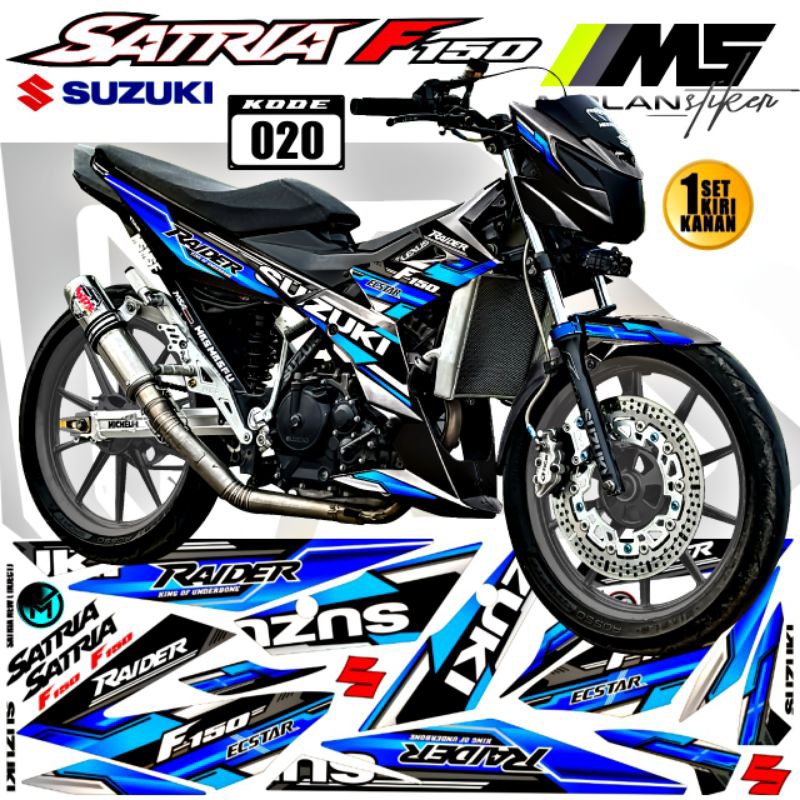 Decal สติกเกอร์ Striping Variation Satria Fu Fi ฉีด Raider R 150 Fi Suzuki Satria Fu 150 Fi 2016-202