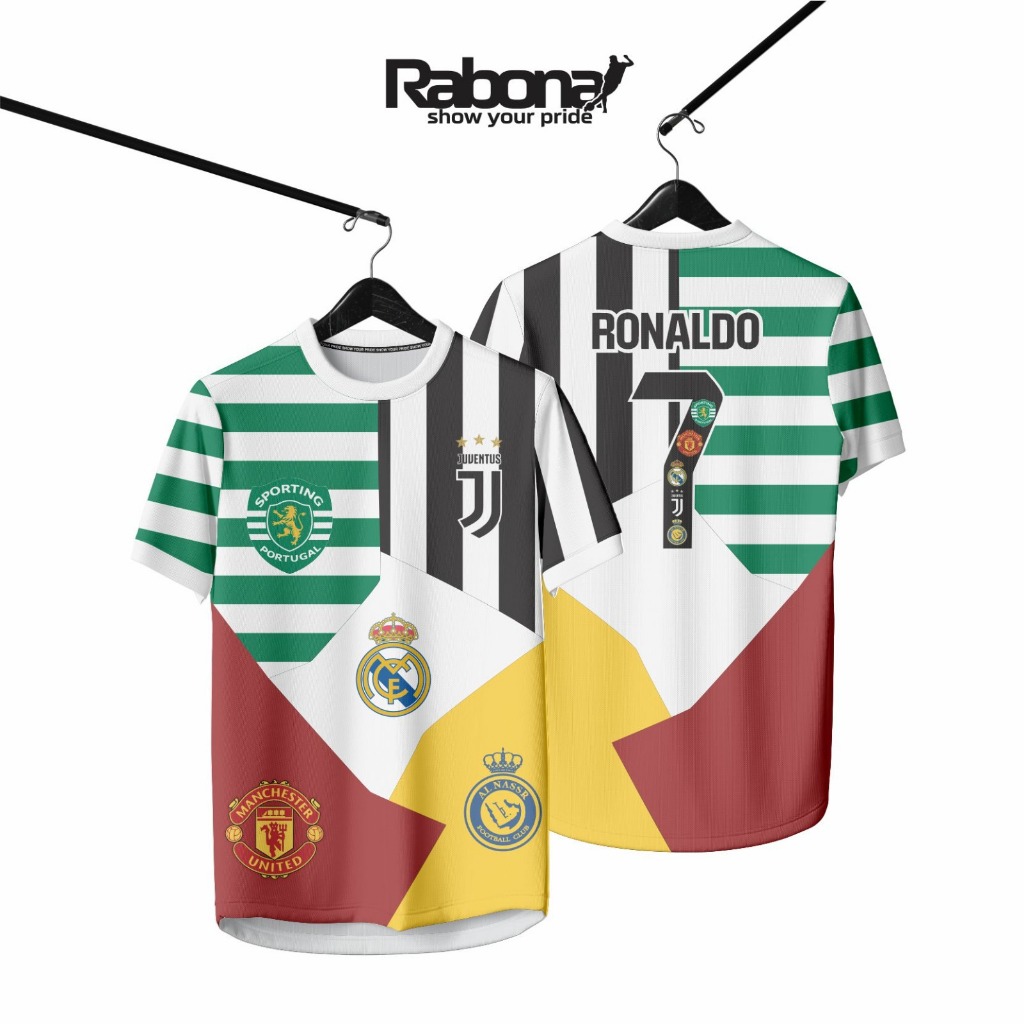 RONALDO ALL CLUB FULL PRINTING JERSEY