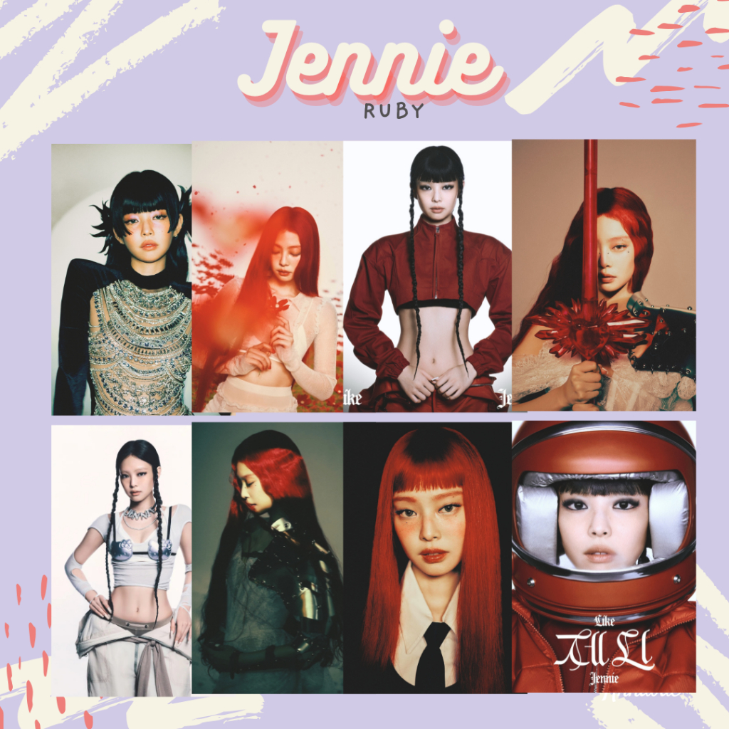 โปสเตอร์เจนนี่ Blackpink Ruby Like Jennie