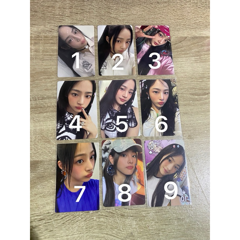 Minji newjeans pc photocard อย่างเป็นทางการ