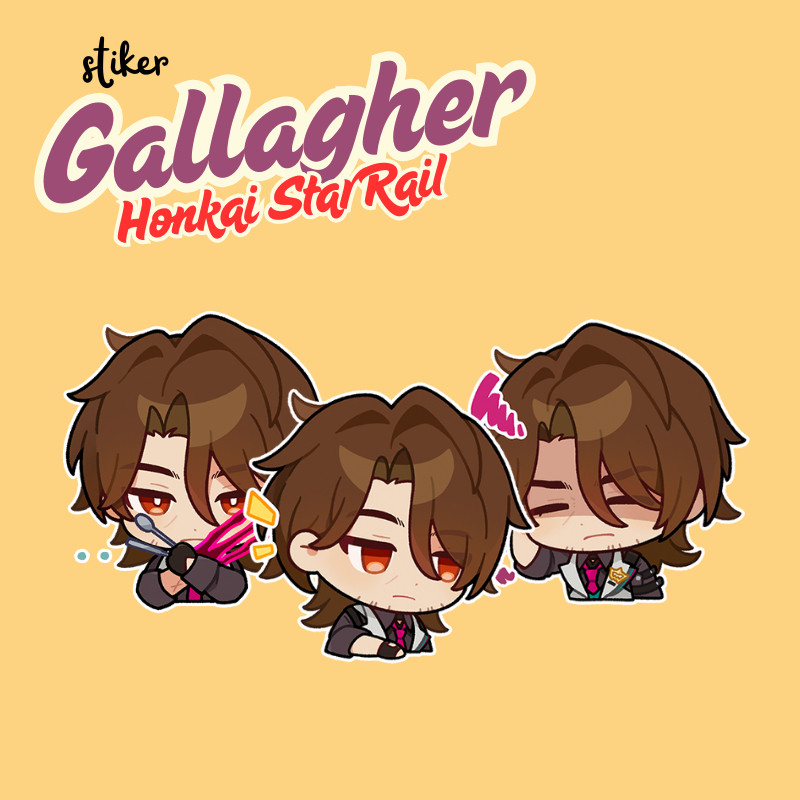 สติ๊กเกอร์ GALLAGHER HSR | HONKAI STAR RAIL GALLER สติ๊กเกอร์กันน้ําไวนิล
