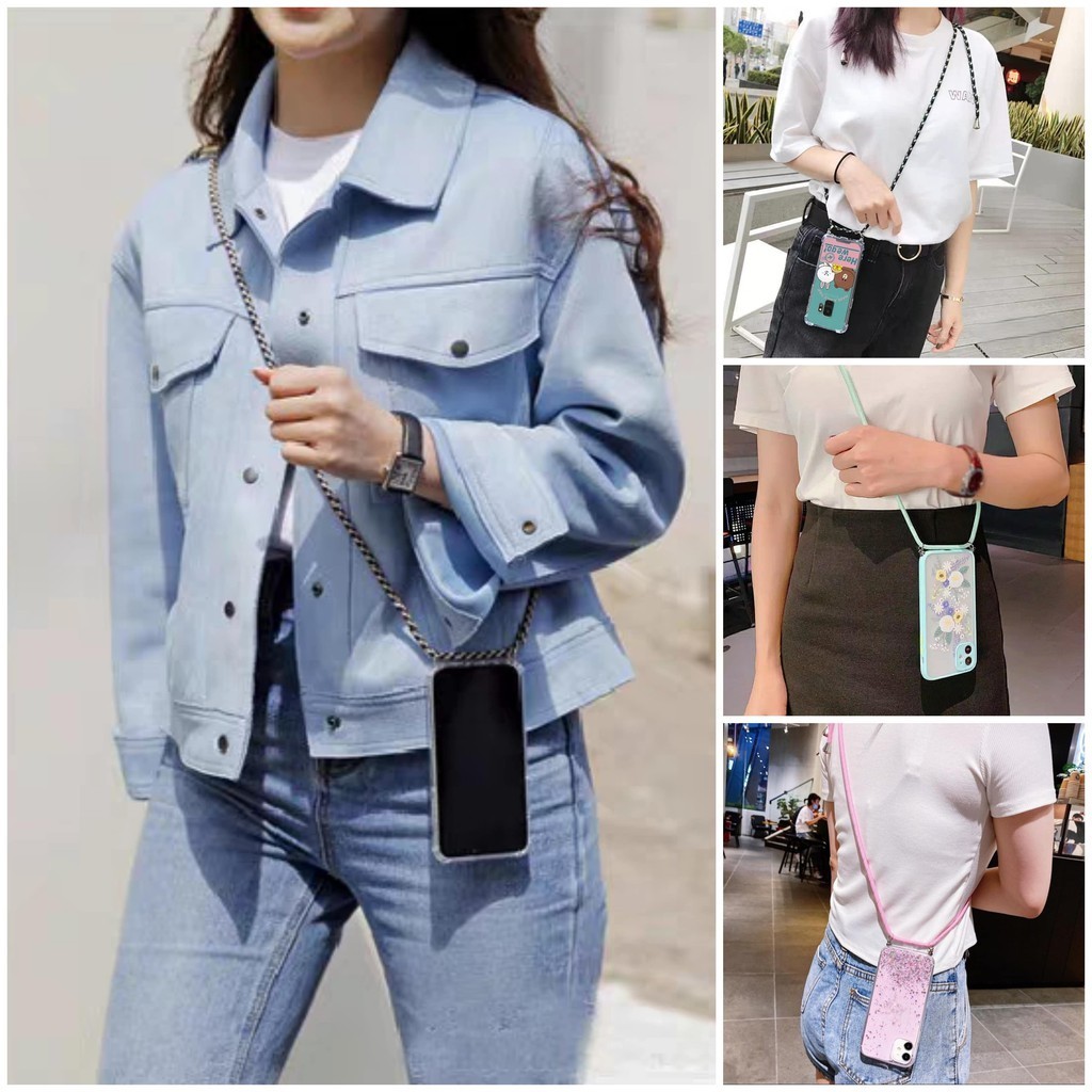 สลิง/Lanyard Case Vivo Y22 2022 4G Y22S Y27 4G Y27 5G Y27S Y28 4G Y28 5G Y65