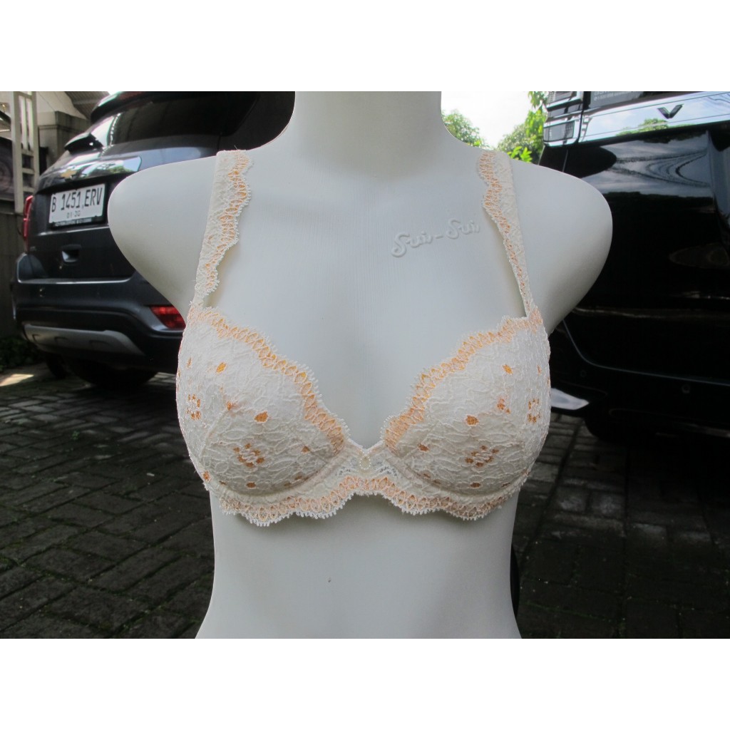 [TKPD11] SEXY-LOOK BRA VALENTINE SECRET THIN FOAM SB08/0163 YEW SIZE 34A (A75)