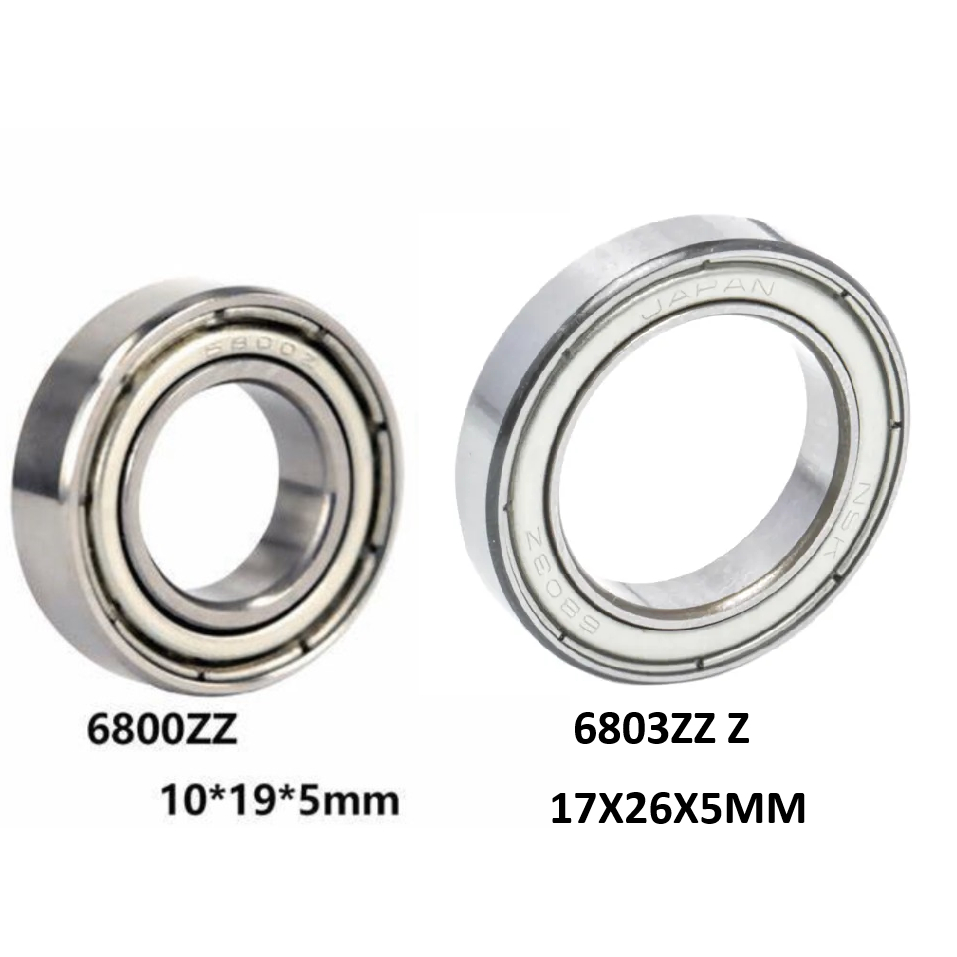 BEARING 6800 6803 ZZ z 6800zz 6803zz 10x19x5 mm 17X26X5 laker sapher SEALED IRON CAP