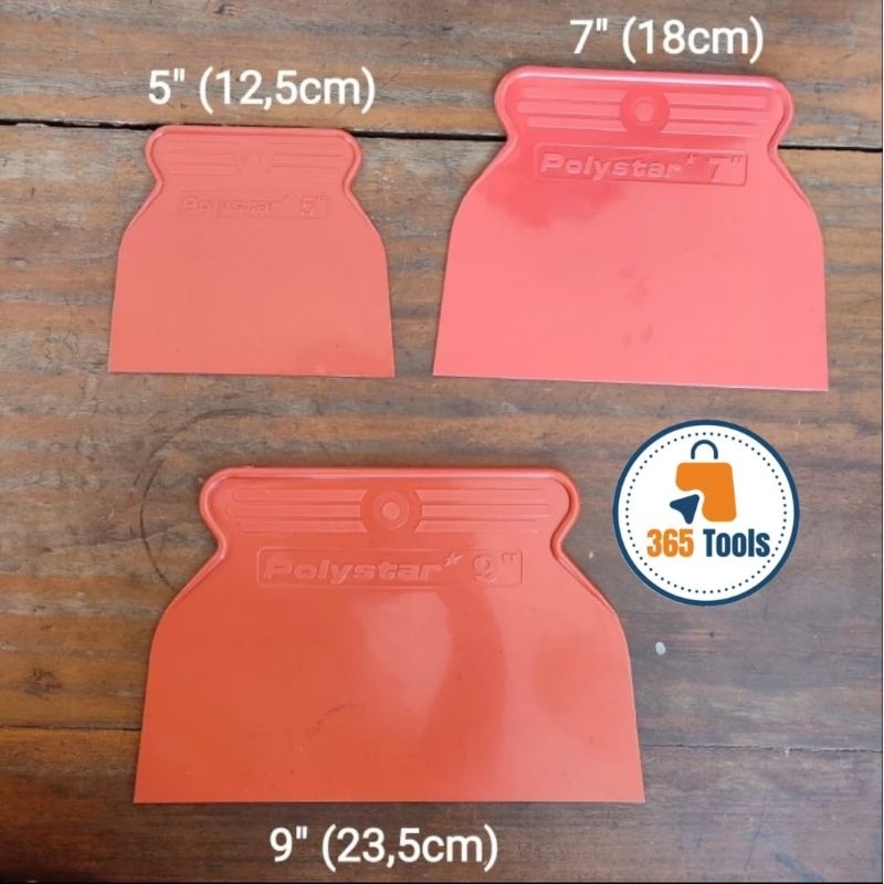 9" PVC Plamir Kapi / Plastic Putty Kape (Per Seed)