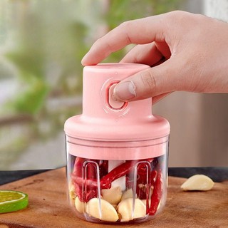 MINK BLENDER CHOPPER MINI PORTABLE ELEKTRIK PERALATAN DAPUR MASAK PENGGILING BUMBU