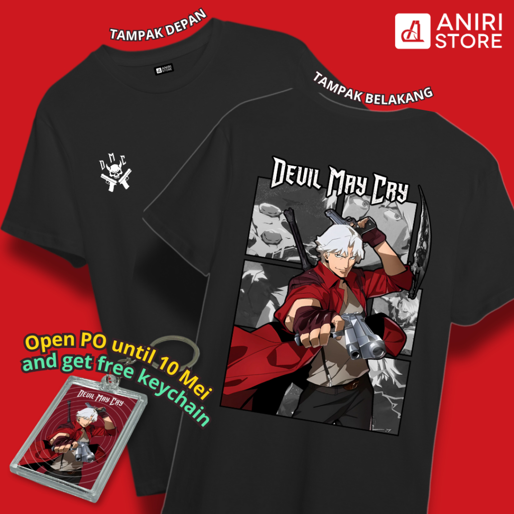เสื้อยืด Dante Devil May Cry DMC