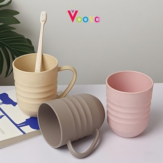 VOOVA  Gelas Jerami Gandum/Cangkir Cuci Rumah Tangga/Cangkir Kopi/Water Cup/BPA