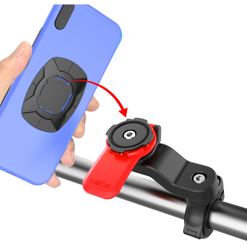 Quick Quad Lock Release Mobile Phone Bike & Motorcycle Phone Holder