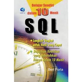 หนังสือศึกษาด้วยตนเองใน 10 นาที: SQL Ben Forta สํานักพิมพ์ Andi
