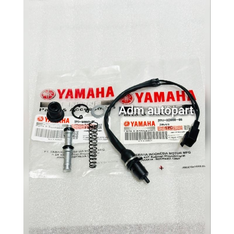 LOKAL 5PO แม่เบรค Seal + สวิตช์เบรคหน้า 2PH-H3980 Mio m3 Mio soul GT 125 Mio GT 125 Fino 125 Xride 1