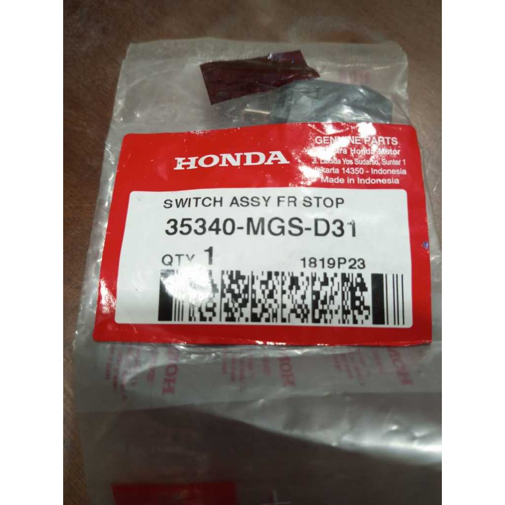สวิตช์เบรกดิสก์เบรกหน้าขวา CB 150 R/MEGA PRO ใหม่/VARIO 125 ESP/VARIO 150 35340-MGS-D31