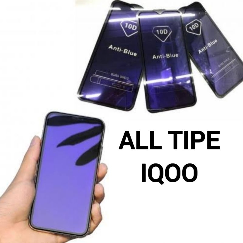 ANTI SCRATCH BLUE GLASS ALL IQOO TEMPERED GLASS ANTI RADATION Z1X Z3 Z3X Z5 Z5X Z6 Z6X Z7 Z7X Z7I Z7