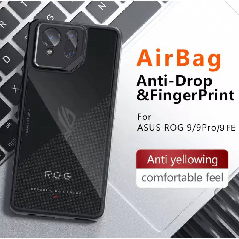 Matte Case Asus ROG PHONE 9 ROG PHONE 9 PRO ROG PHONE 9 FE Hardcase Hybrid ถุงลมนิรภัยฝาครอบป้องกันก