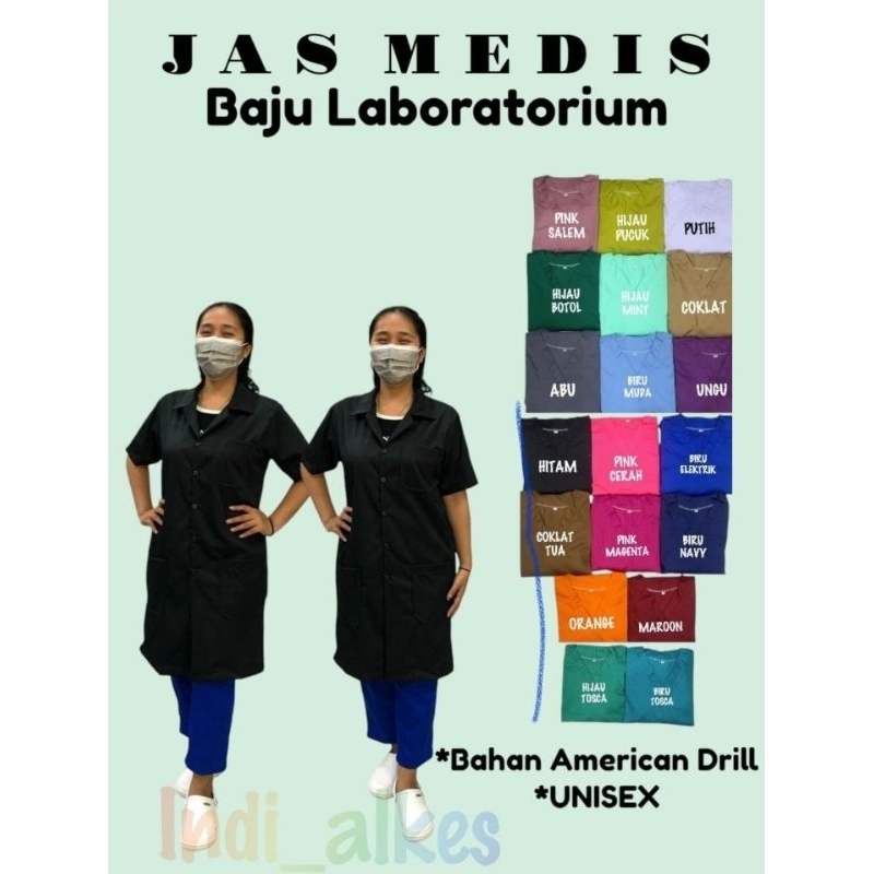 AMERICA DRILL SHORT SLEEVE LABORATORY CLOTHES UK.REGULAR/เสื้อผ้าห้องปฏิบัติการ/เสื้อผ้าห้องปฏิบัติก