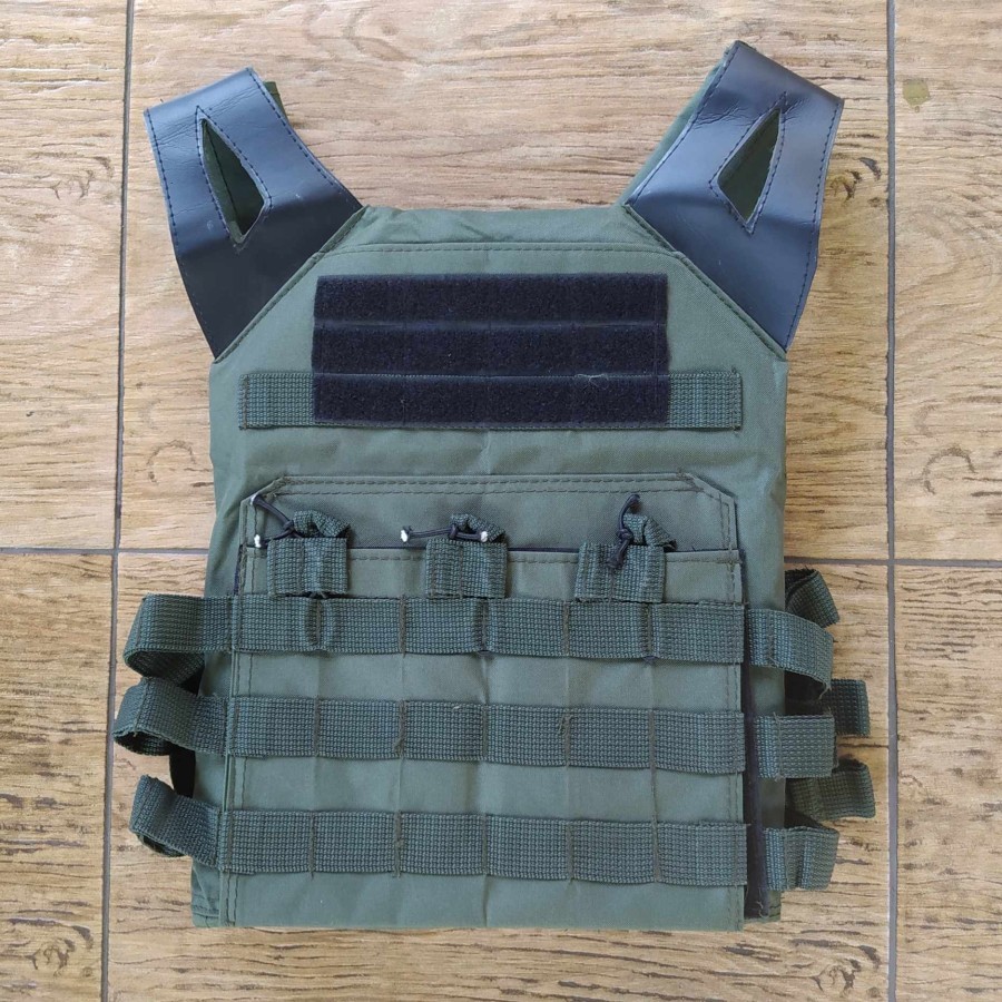 HIJAU JPC TACTICAL Body Armor Light Vest/เสื้อกั๊ก - สีเขียวทหาร
