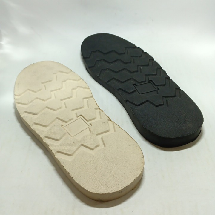 Sole Cut Outsole Mens Boots Redwing Premium Rubber Black White - รองเท้า 032