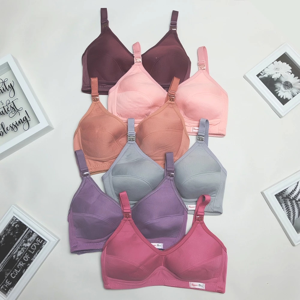 GUFFY SPORT BRA สําหรับ TEENAGE ผู้หญิงโฟมไม่มีลวด PLAIN UK 32 34 36 38 40 42