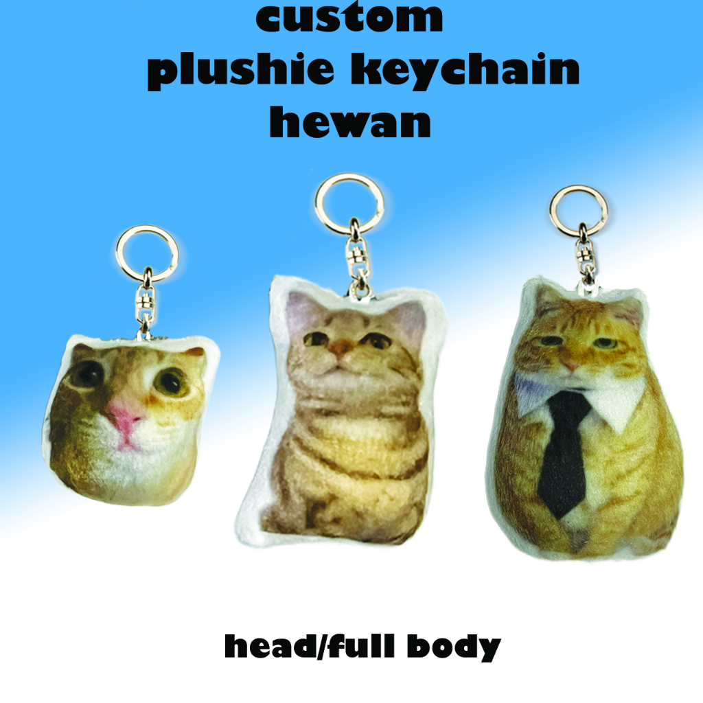 GANTUNGAN พวงกุญแจสัตว์ plushie Custom / พวงกุญแจตุ๊กตาสัตว์