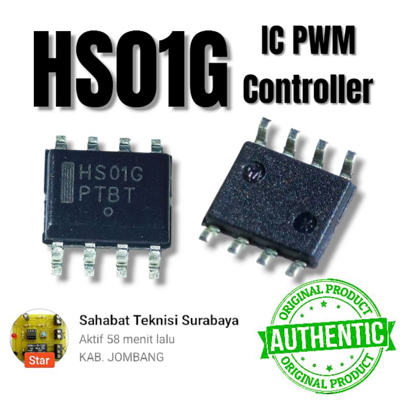 HS01G SOP-8 ตัวควบคุม IC PWM ICE1HS01G ไดร์เวอร์ PWM
