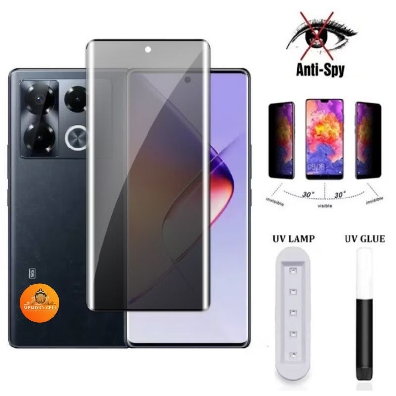 กระจกนิรภัยโค้ง UV Anti Spy Xiaomi Mi 10 Mi10s Mi 10 Pro Mi 10 Ultra Mi 11 Mi 11 Pro Mi 11 Ultra Mi 