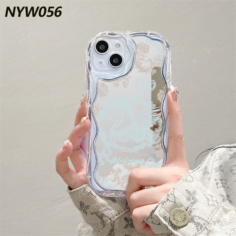 WAVY MELTING MIROR CASE สําหรับ RELME NARZO 50A PRIME 50i PRIME N53