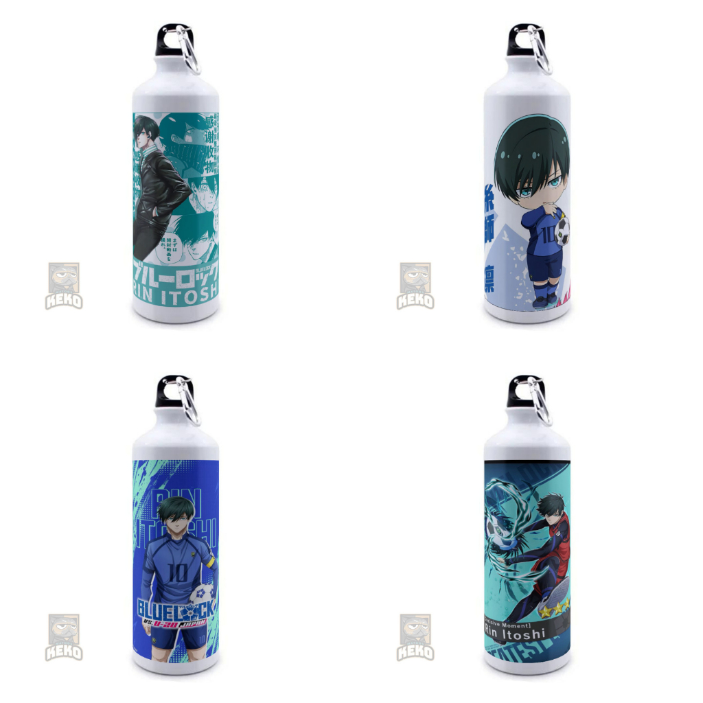 Rin Itoshi BLue Lock Collage ความงามขวดกีฬา