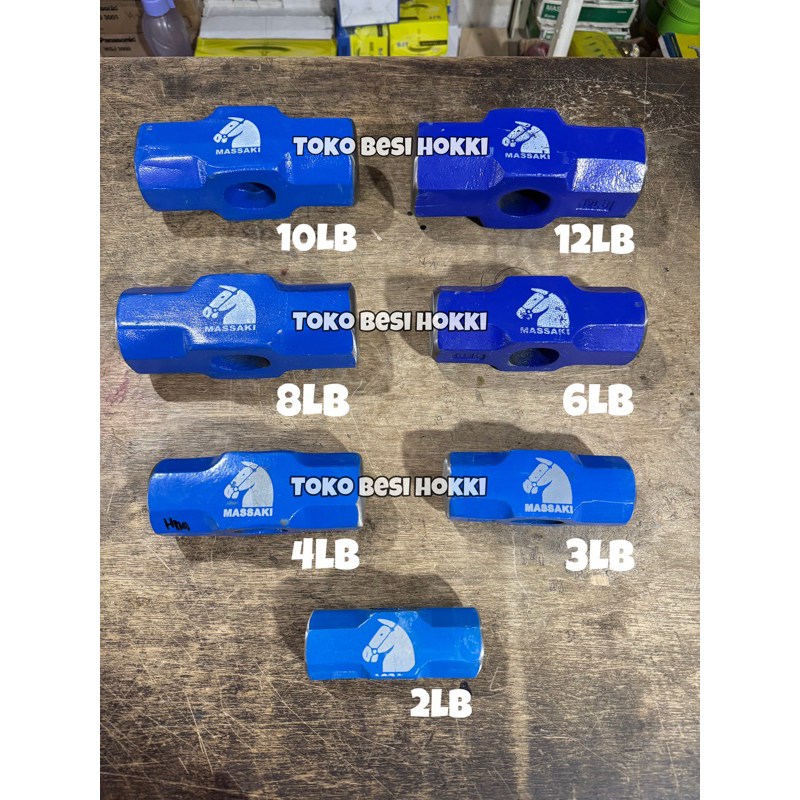 หัวค้อนสี่เหลี่ยม / หัวค้อน Massaki Bem (2LB•3LB•4LB•6LB•8LB•10LB•12LB)