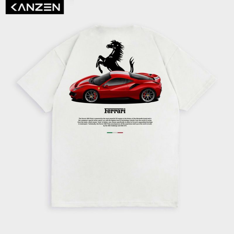 เสื้อยืด Kanzen FERRARI 488 PISTA