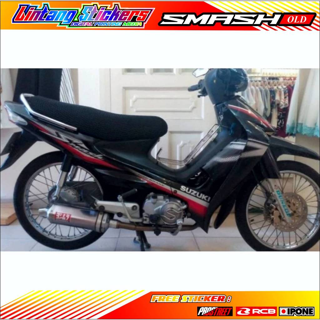 SMASH OLD MOTORCYCLE VARIATION STRIPING / SUZUKI SMASH OLD VARIATION STICKER LIST