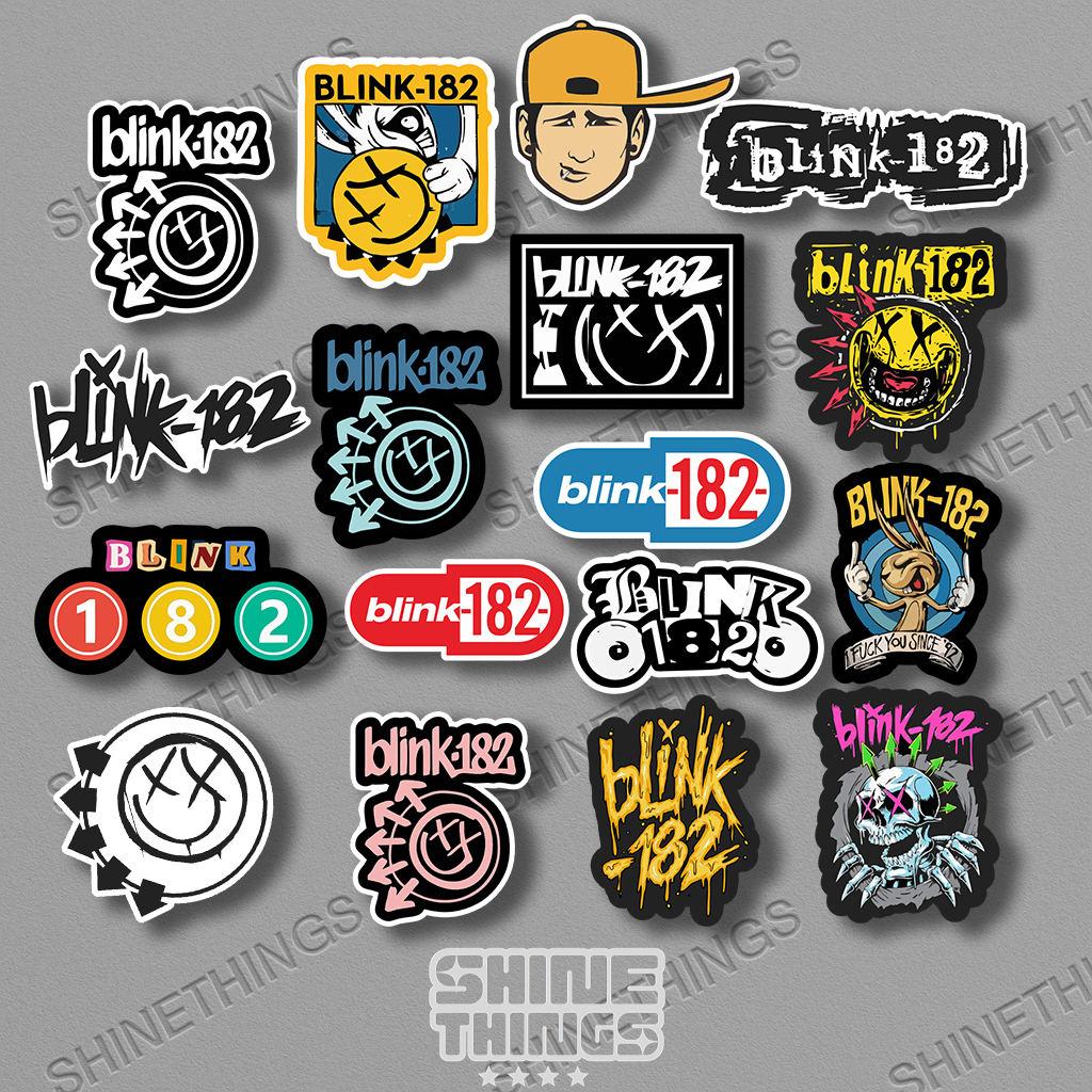 แพ็คสติ๊กเกอร์วง HP Blink 182 || สติ๊กเกอร์วงดนตรีความงามสําหรับเคสแล็ปท็อปโทรศัพท์มือถือ