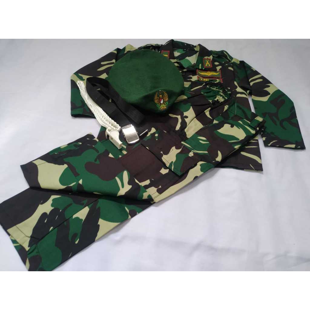 จัดส่งฟรี TNI AD ARMY COLORFUL PDL ผ้าสําหรับเด็กผู้ชายมืออาชีพ UNIFORM COSTUMES-0MSTORE1