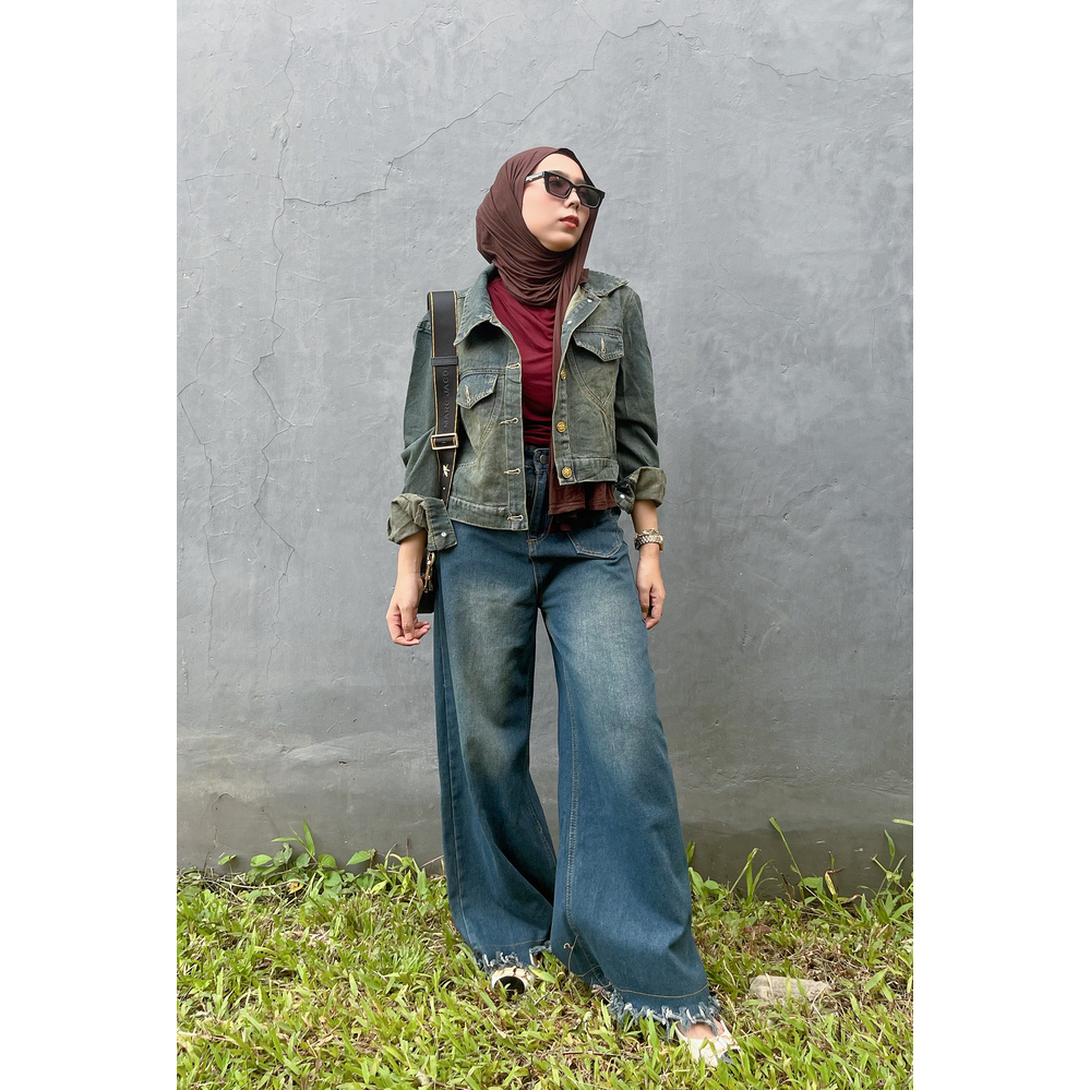 Yvaine - Denim Vibe Duo Set - ราคาชุดเดียว