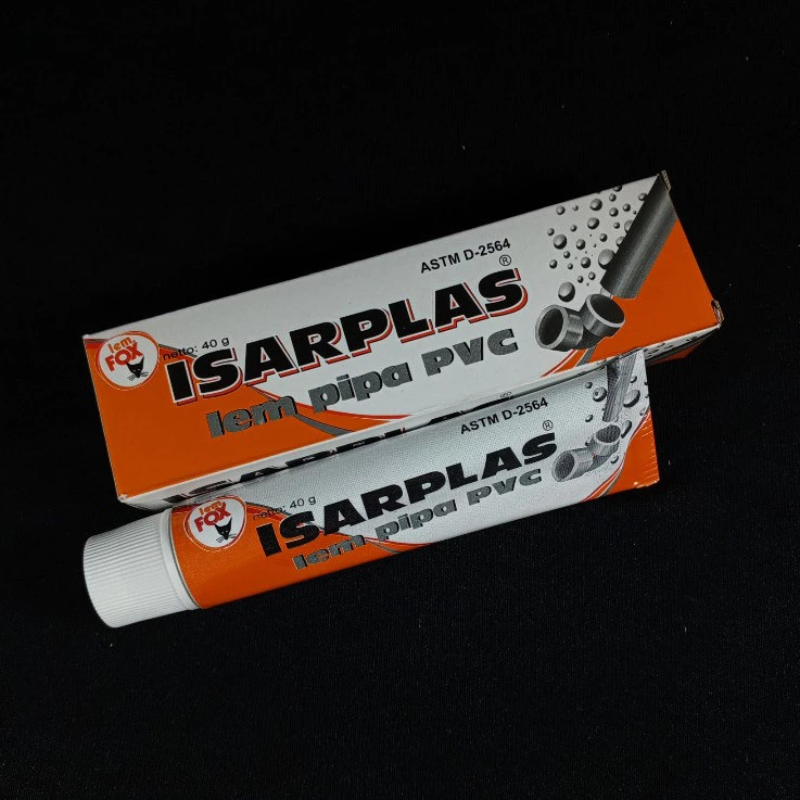 Isarplas Tube PVC Glue 40gr / PVC Pipe Gutter Glue / Paralon Tube Glue