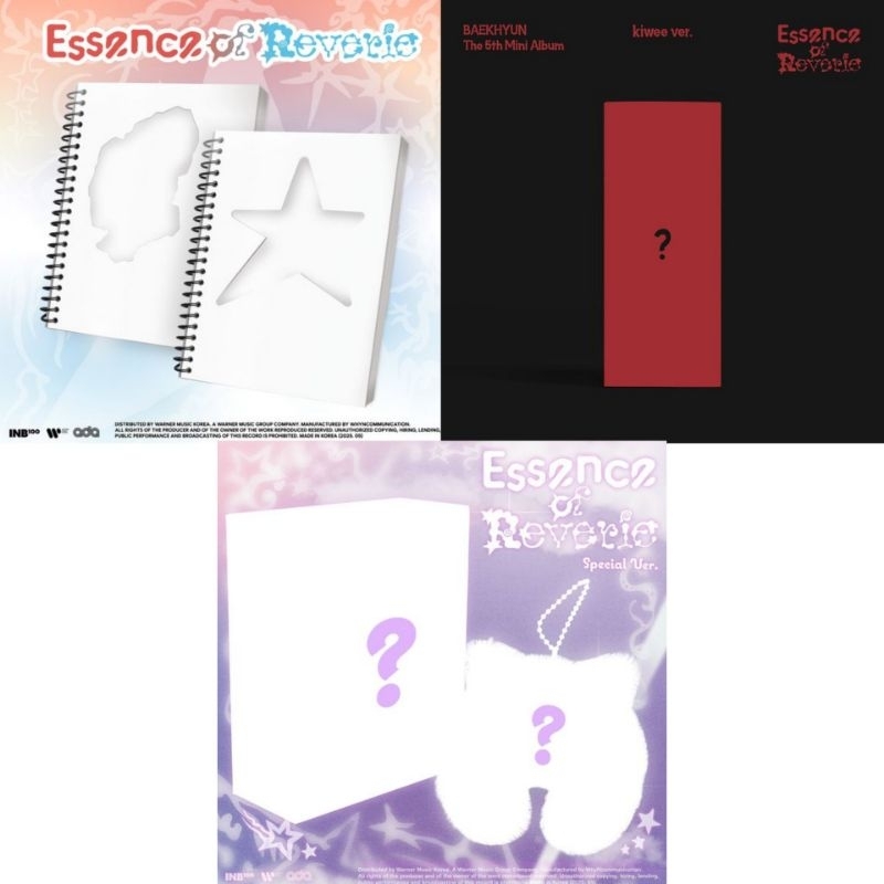 [PRE-ORDER] อัลบั้ม 5 BAEKHYUN EXO - Essence of Reverie Photobook Pb Special Edition Kiwee Kkuru Jam
