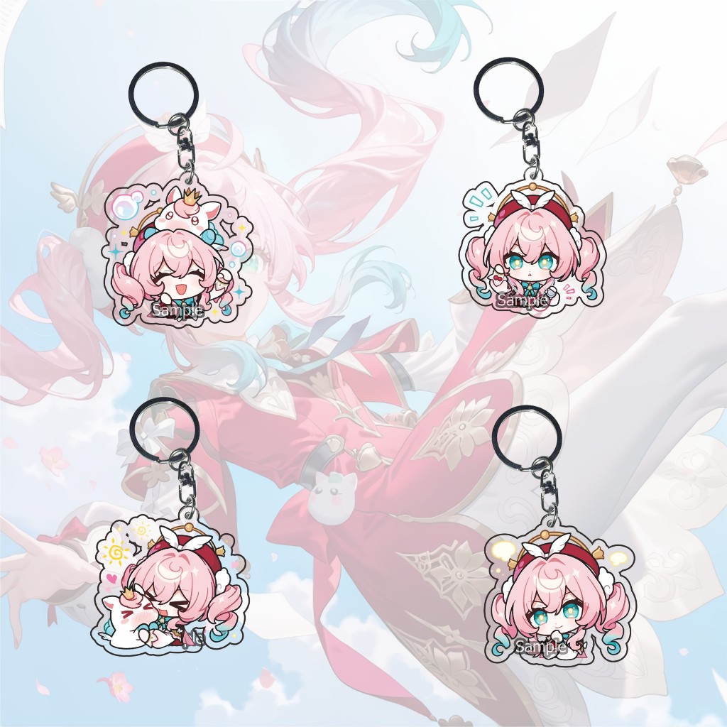 GANTUNGAN Honkai Star Rail Hyacine พวงกุญแจ - พวงกุญแจ - พวงกุญแจ - อะนิเมะ - เกม - HSR