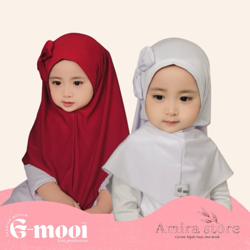 G-MOOI ฮิญาบเด็ก 0-6 เดือน 1-8 ปี MISYA RIBBON ฮิญาบเด็ก ผ้าคลุมผมเด็กแรกเกิด - รูปที่ 2
