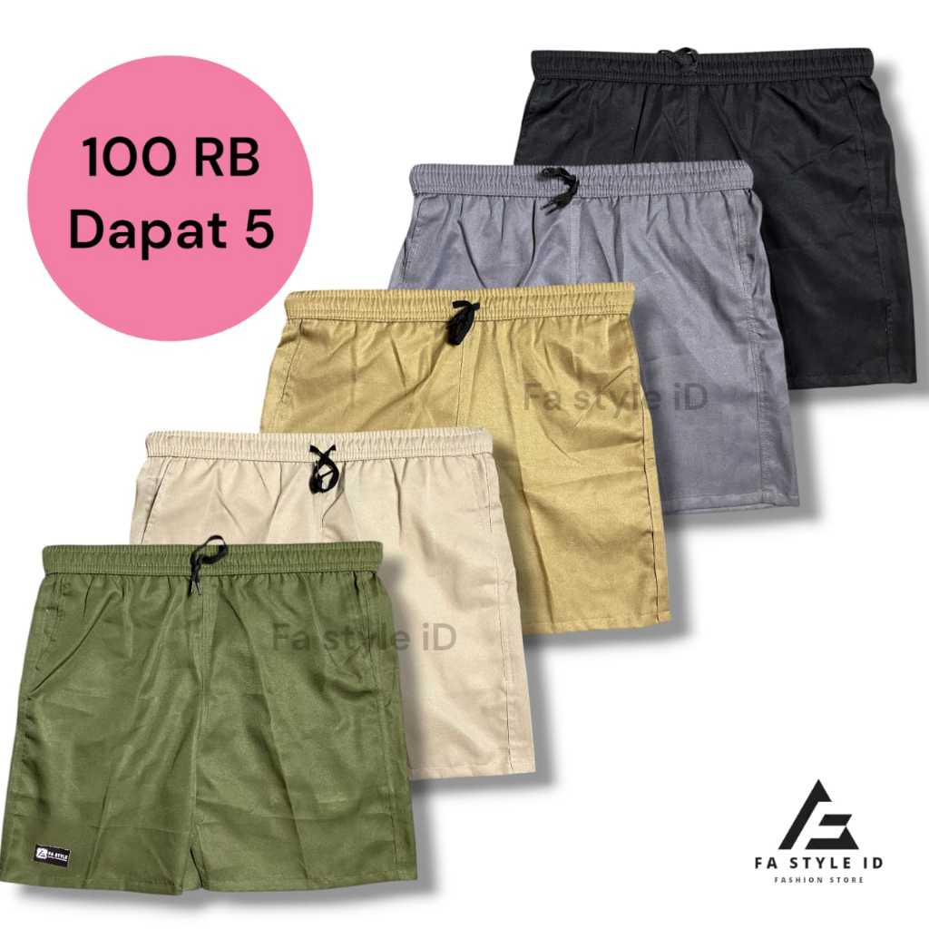 99 THOUSAND GET 5 ชิ้น BOARDSHORT PANTS/SHORTS CASUAL UNDERWEAR PANTS (ขนาด M-XL 5 ชิ้น
