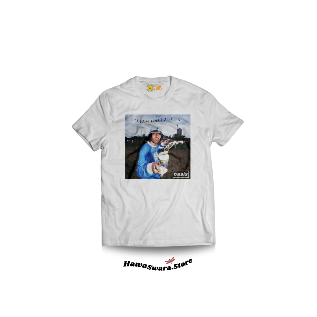 เสื้อยืดเพลง Liam Gallagher Oasis Hawaswara Liam Gallagher Oasis เสื้อผ้าเพลงวงดนตรี