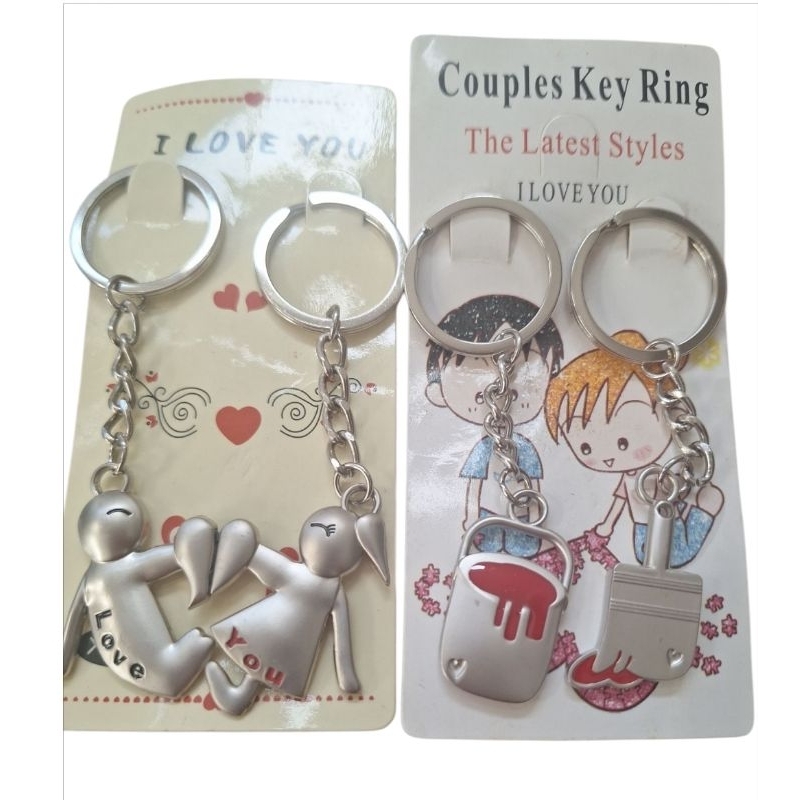 พวงกุญแจเหล็กคู่รัก GANTUNGAN / พวงกุญแจ I Love U / พวงกุญแจคู่รัก