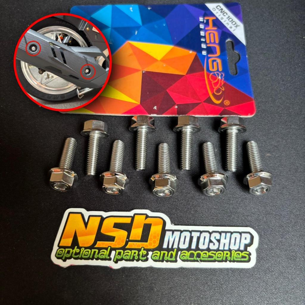 สแตนเลสสตีล Probolt Bolt M6x20 M6X15 M6X25 Original 10 Heng Thread Bolt (PRICE สําหรับ 1 BOLT)