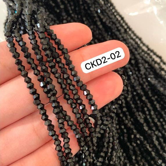 2MM DOFF CONE CZECH / SHARP CZECH / DOFF CRYSTAL / DIAMOND CZECH / CONE CZECH BEAD / SHARP CZECH BEA