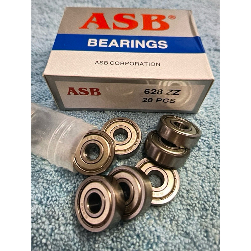 (10PC COTENTS) แบริ่งดั้งเดิม 628 ZZ ASB