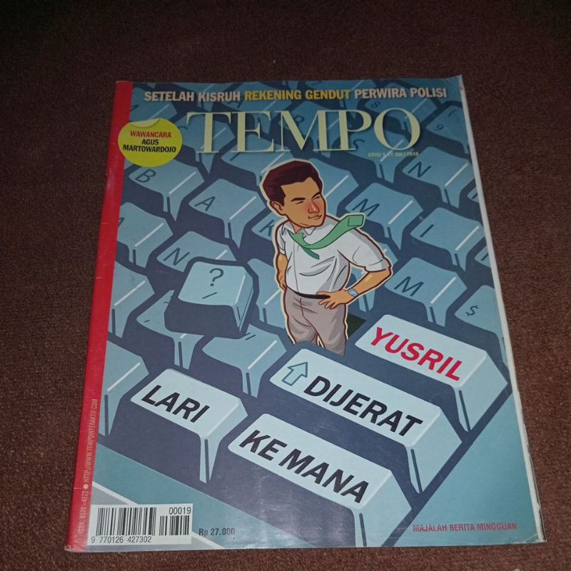 TEMPO MAGAZINE 5-11 EDITION JULY 2010 - YUSRIL DIES RUNNING ANYWHERE