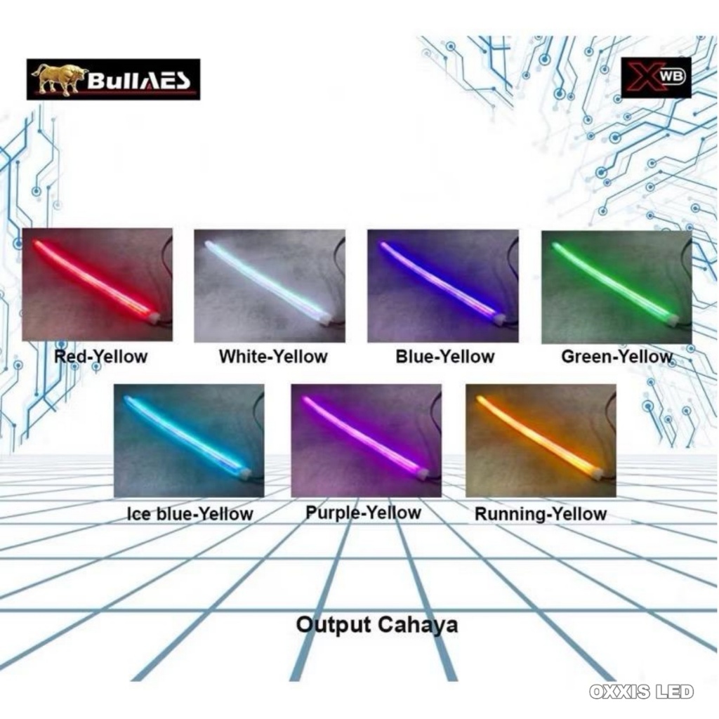 ต้นฉบับ DRL FLEXIBLE RUNNING 30 ซม. XWB SEIN กันน้ํา | DRL เกรด A SEN RUNNING XWB | XWB ANTI-SPOT DR