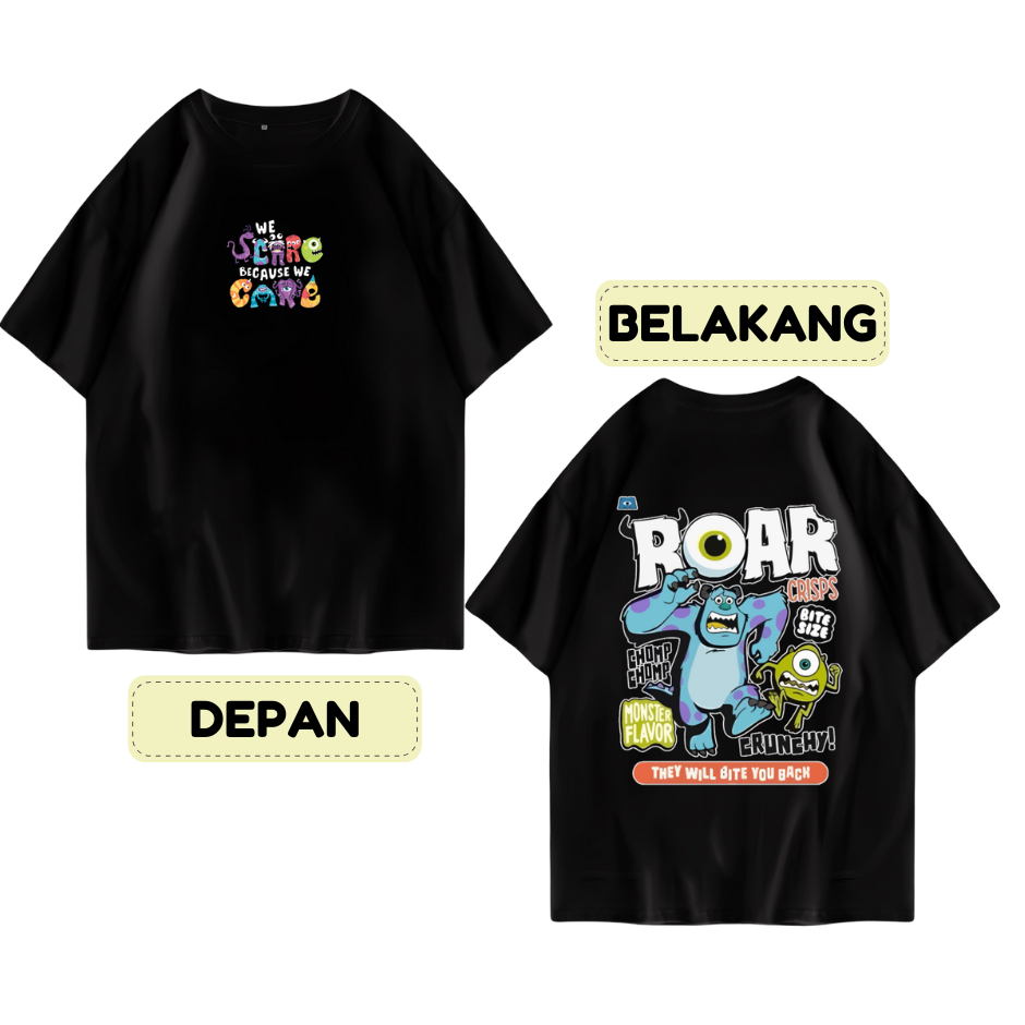 เสื้อยืดผู้ใหญ่ Unisex Monster inc Size M - 3XL (02)