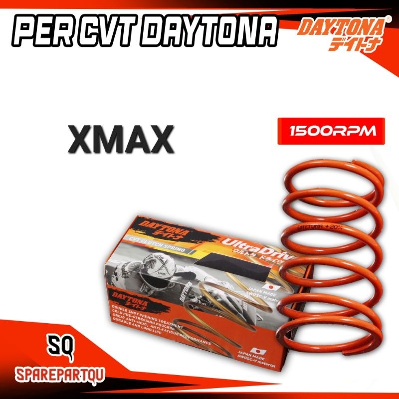 สปริง CVT Xmax 250 เก่าใหม่เชื่อมต่อ Xmax 300 Daytona Racing 1500 RPM CVT สปริงสปริงขนาดใหญ่