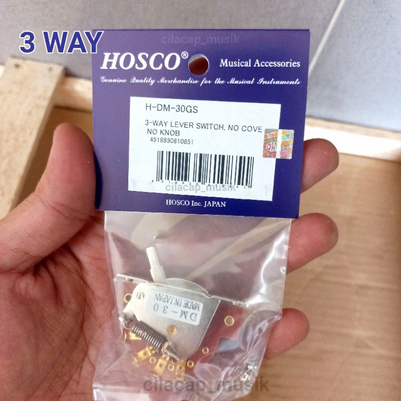 SWITCH GUITAR 3 WAY 5 WAY SWITCH HOSCO ORIGINAL