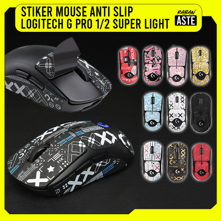 สติ๊กเกอร์เล่นเกม Logitech G PRO X Superlight 1/2 กันลื่น