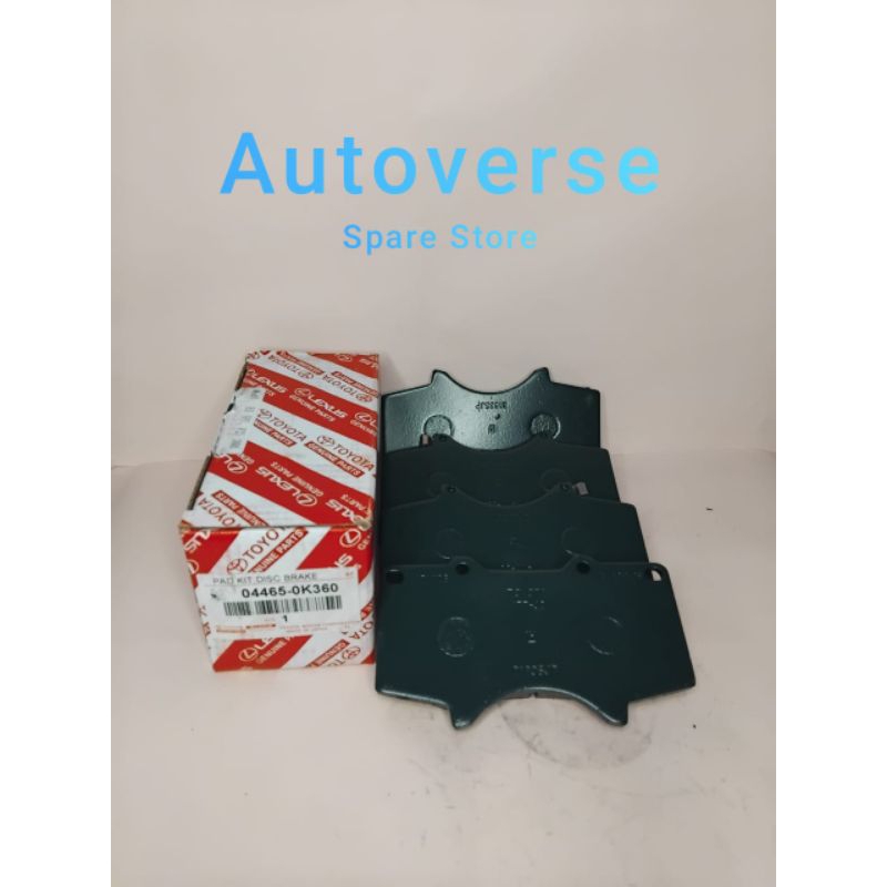 ผ้าเบรคหน้าสําหรับ Fortuner VRZ Hilux Revo Original 0K360